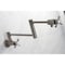 Kingston Brass KS4108ZX Wall Mount Pot Filler, Brushed Nickel KS4108ZX - alternate 3
